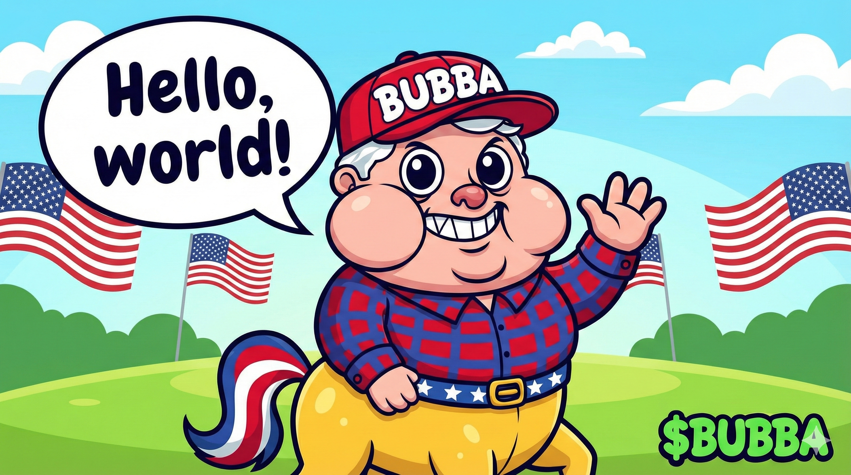 Bubba Trump Hero - Half man, half horse, 100% American